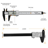 150mm Electronic Digital Caliper Carbon Fiber Dial Vernier Caliper Gauge Pachometer Digital Micrometer Measuring Tools - Livefree