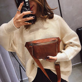 Waist Bags PU Leather Pack Shoulder Bag Ladies Alligator Pattern Waist Pack Women Belt Multifunctional Chest Bag cross body bags - Livefree