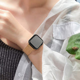 Strap For Apple watch ultra Band 7 49 45mm 40mm 38mm 42mm 41 44 mm Accessorie Magnetic Loop Metal for iWatch serie 7 4 5 6 se 3 - Livefree