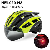 NEWBOLER Cycling Helmet Man Women LED Light Helmet Road Mountain Bike Helmet Lens For Riding Bicycle Sports Skateboard Scooter - Livefree
