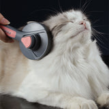 Kimpets Cat Comb Dog Hair Remover Brush Pet Grooming Slicker Needle Comb Removes Tangled Self Cleaning Pet Supplies Accessories - Livefree