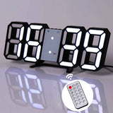 Nordic Digital Alarm Clocks Wall Clocks Hanging Watch Snooze Table Clocks Calendar Thermometer Electronic Clock Digital Clocks - Livefree