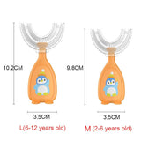 Baby toothbrush children's teeth oral care cleaning brush soft Silicone teethers baby toothbrush new born baby items 2-12Y - Livefree
