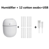 200ML Mini Ultrasonic Air Humidifier Romantic Light USB Essential Oil Diffuser Car Purifier Aroma Anion Mist Maker With LED Lamp - Livefree