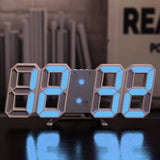 Nordic Digital Alarm Clocks Wall Clocks Hanging Watch Snooze Table Clocks Calendar Thermometer Electronic Clock Digital Clocks - Livefree