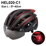 NEWBOLER Cycling Helmet Man Women LED Light Helmet Road Mountain Bike Helmet Lens For Riding Bicycle Sports Skateboard Scooter - Livefree