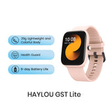 HAYLOU GST Smart Watch Men Women Watch Blood Oxygen Heart Rate Sleep Monitor 12 Sport Models Custom Watch Face Global Version - Livefree