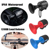 120db Electric Bicycle Horn Loud Bike Bell With Warning Sound Bike Horns With Warning Sound And Battery For Kids Scooters Bikes - Livefree