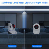 Hiseeu Home Security 2MP 5MP Wifi IP Camera Audio Record Indoor P2P HD CCTV Baby Monitor Wifi Security Camera for Home - Livefree