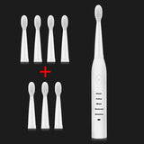 Powerful Ultrasonic Sonic Electric Toothbrush USB Charge Rechargeable Tooth Brush Washable Electronic Whitening Teeth Brush J110 - Livefree