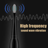 Powerful Ultrasonic Sonic Electric Toothbrush USB Charge Rechargeable Tooth Brush Washable Electronic Whitening Teeth Brush J110 - Livefree
