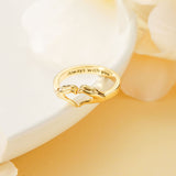 Gothic Hug Muscle Hands Rings For Women Men Adjustable Open Cuff Ring Party Wedding Couple Rings Vintage Jewelry Anillos Bague - Livefree