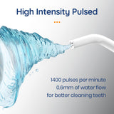 Oral Irrigator USB Rechargeable Water Flosser Portable Dental Water Jet 300ML Water Tank Waterproof Teeth Cleaner - Livefree