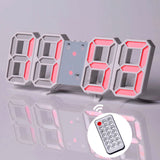 Nordic Digital Alarm Clocks Wall Clocks Hanging Watch Snooze Table Clocks Calendar Thermometer Electronic Clock Digital Clocks - Livefree