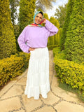 Attached multi-layered skirt. - Livefree