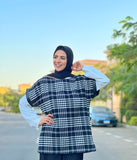 Tartan wool vest