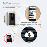 EKEN V7 HD 1080P Smart WiFi Video Doorbell Camera Visual Intercom Night vision IP Door Bell Wireless Security Camera - Livefree