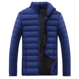 Man winter jaket New Men Winter Warm Out Wear Large size men's long sleeve stand collar cotton business casual zipper warm cotto