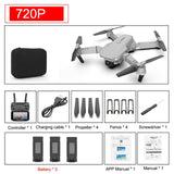SHAREFUNBAY E88 pro drone 4k HD dual camera visual positioning 1080P WiFi  fpv drone  height preservation rc quadcopter - Livefree
