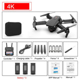 SHAREFUNBAY E88 pro drone 4k HD dual camera visual positioning 1080P WiFi  fpv drone  height preservation rc quadcopter - Livefree
