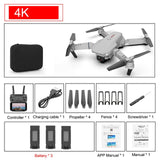 SHAREFUNBAY E88 pro drone 4k HD dual camera visual positioning 1080P WiFi  fpv drone  height preservation rc quadcopter - Livefree