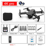 SHAREFUNBAY E88 pro drone 4k HD dual camera visual positioning 1080P WiFi  fpv drone  height preservation rc quadcopter - Livefree