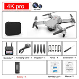 SHAREFUNBAY E88 pro drone 4k HD dual camera visual positioning 1080P WiFi  fpv drone  height preservation rc quadcopter - Livefree