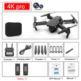SHAREFUNBAY E88 pro drone 4k HD dual camera visual positioning 1080P WiFi  fpv drone  height preservation rc quadcopter - Livefree