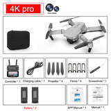SHAREFUNBAY E88 pro drone 4k HD dual camera visual positioning 1080P WiFi  fpv drone  height preservation rc quadcopter - Livefree