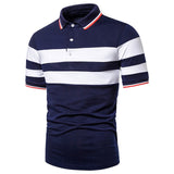 Men Polo Men Shirt Short Sleeve Polo Shirt Contrast Color Polo New Clothing Summer Streetwear Casual Fashion Men Tops - Livefree