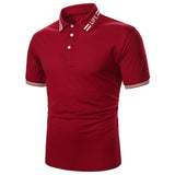 Men Polo Men Shirt Short Sleeve Polo Shirt Contrast Color Polo New Clothing Summer Streetwear Casual Fashion Men Tops - Livefree
