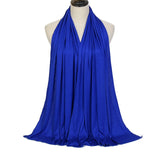 Fashion Modal Cotton Jersey Hijab Scarf Long Muslim Shawl Plain Soft Turban Tie Head Wraps For Women Africa Headband 170x60cm - Livefree