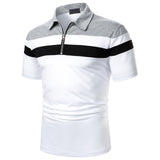 Men Polo Men Shirt Short Sleeve Polo Shirt Contrast Color Polo New Clothing Summer Streetwear Casual Fashion Men Tops - Livefree