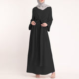ZANZEA Muslim Dresses Eid Mubarak Kaftan Dubai Abaya Turkey Fashion Hijab Dress Islam Clothing Maxi Sundress For Women Vestidos - Livefree
