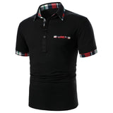 Men Polo Men Shirt Short Sleeve Polo Shirt Contrast Color Polo New Clothing Summer Streetwear Casual Fashion Men Tops - Livefree