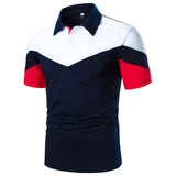 Men Polo Men Shirt Short Sleeve Polo Shirt Contrast Color Polo New Clothing Summer Streetwear Casual Fashion Men Tops - Livefree