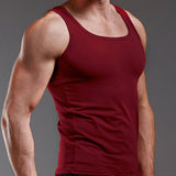 Men's Casual Tank Summer High Quality Bodybuilding Fitness Muscle  Singlet Man's Clothes  Sleeveless Slim Fit Vest - Livefree