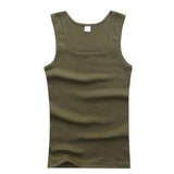 Men's Casual Tank Summer High Quality Bodybuilding Fitness Muscle  Singlet Man's Clothes  Sleeveless Slim Fit Vest - Livefree