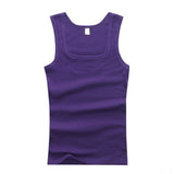 Men's Casual Tank Summer High Quality Bodybuilding Fitness Muscle  Singlet Man's Clothes  Sleeveless Slim Fit Vest - Livefree