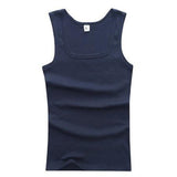 Men's Casual Tank Summer High Quality Bodybuilding Fitness Muscle  Singlet Man's Clothes  Sleeveless Slim Fit Vest - Livefree