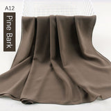 good stitching stitch plain high quality premium heavy Chiffon hijab scarf Malaysian Women's scarves hijabs long shawl shawls - Livefree