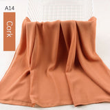 good stitching stitch plain high quality premium heavy Chiffon hijab scarf Malaysian Women's scarves hijabs long shawl shawls - Livefree