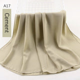 good stitching stitch plain high quality premium heavy Chiffon hijab scarf Malaysian Women's scarves hijabs long shawl shawls - Livefree