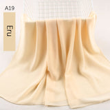 good stitching stitch plain high quality premium heavy Chiffon hijab scarf Malaysian Women's scarves hijabs long shawl shawls - Livefree