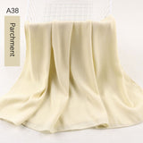 good stitching stitch plain high quality premium heavy Chiffon hijab scarf Malaysian Women's scarves hijabs long shawl shawls - Livefree
