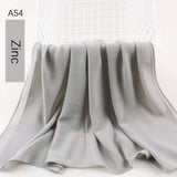 good stitching stitch plain high quality premium heavy Chiffon hijab scarf Malaysian Women's scarves hijabs long shawl shawls - Livefree
