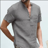 Men's Cotton Linen Pants Summer Solid Color Breathable Linen Trousers Male Casual Elastic Waist Fitness Pants Hip-Hop Streetwear