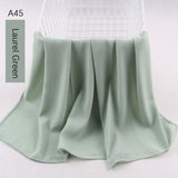 good stitching stitch plain high quality premium heavy Chiffon hijab scarf Malaysian Women's scarves hijabs long shawl shawls - Livefree