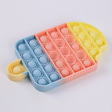 New Fidget Toys Antistress Toys Push Bubble Silicone for Children Adult Stress Reliever Squeeze Board Fidget Game frete grátis