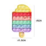 New Fidget Toys Antistress Toys Push Bubble Silicone for Children Adult Stress Reliever Squeeze Board Fidget Game frete grátis